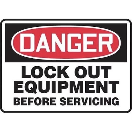 Accuform OSHA DANGER SAFETY SIGN LOCK OUT FRMLKT007XV FRMLKT007XV